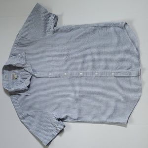 JCrew Seersucker short sleeve shirt